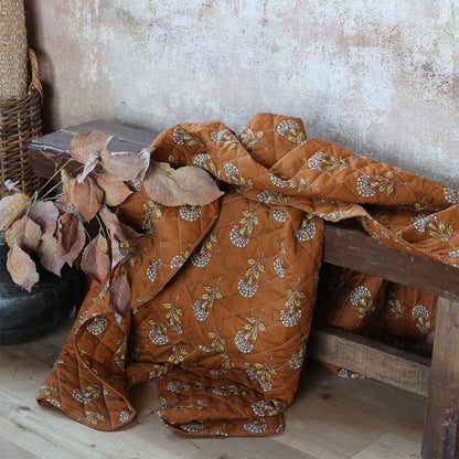 Chic Antique - Quilt mit Blumenmuster  130x180 cm