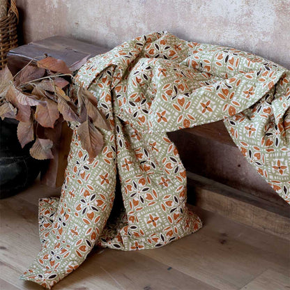 Chic Antique -  Quilt mit Batikmuster 130x180 cm