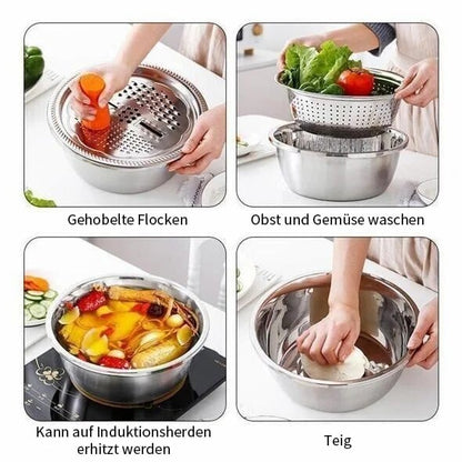Multifunktionaler Edelstahlbehälter (💥Kaufe 2 und erhalte KOSTENLOSEN VERSAND💥)